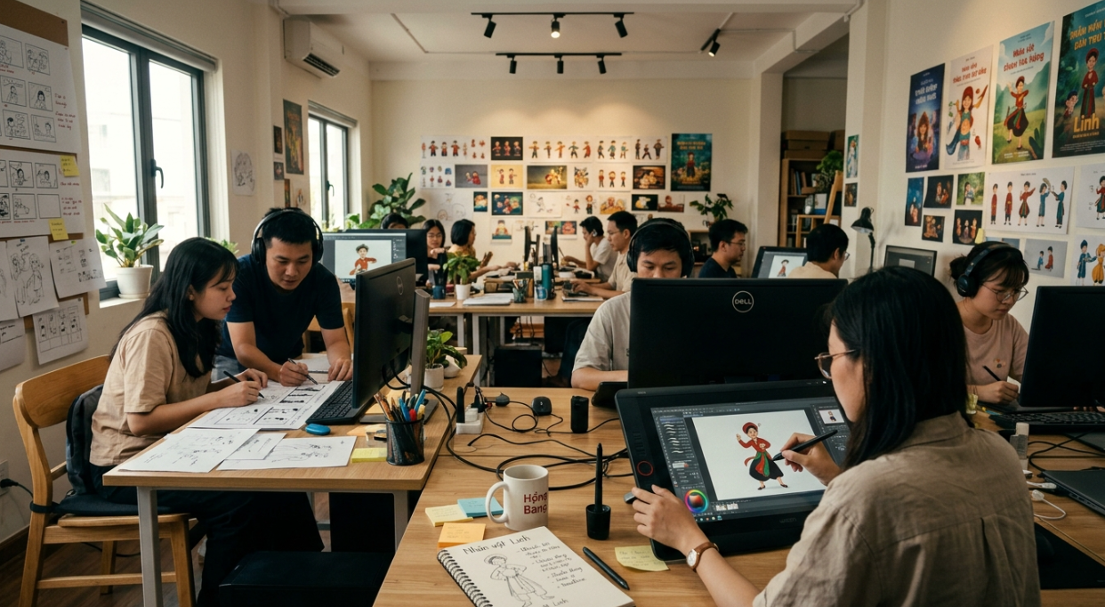 Phòng làm việc Animation